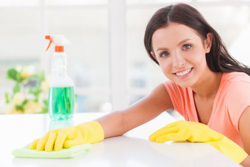 Carpet cleaning team in Tottenham focusing on sustainable waste separation
