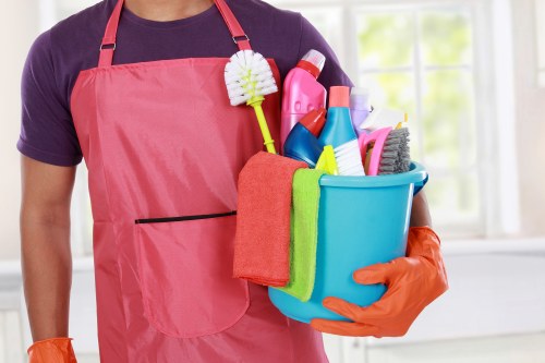 Customers making secure payment for Tottenham Carpet Cleaners services